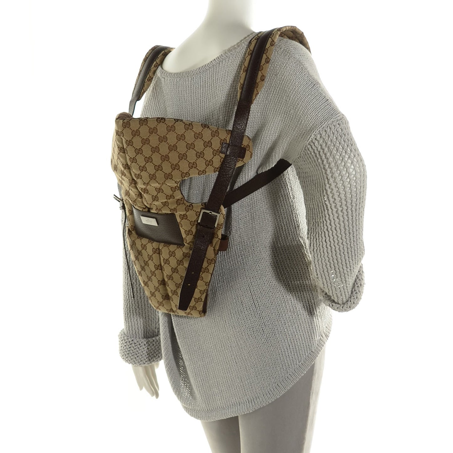 Monogram Baby Carrier Brown