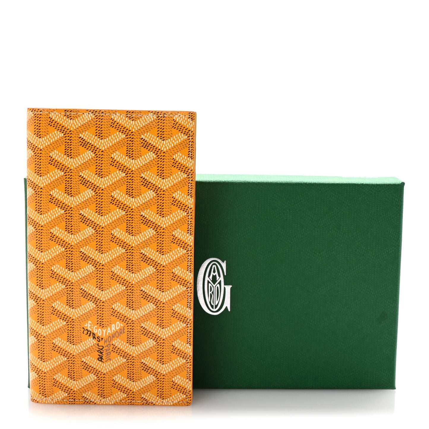 Goyardine Saint Roch Wallet Yellow