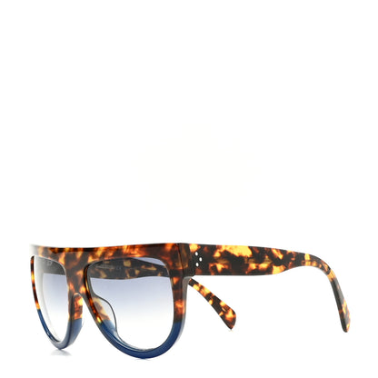 Celine Shadow Sunglasses CL 41026/S Havana Blue 3 of 11