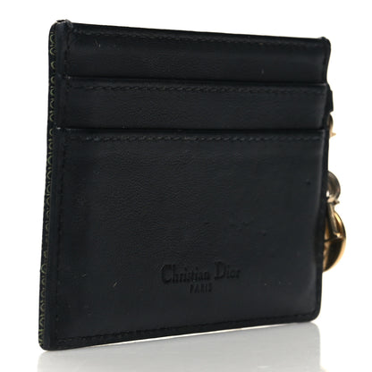 Christian Dior Calfskin Animals Card Holder Green 3 of 11
