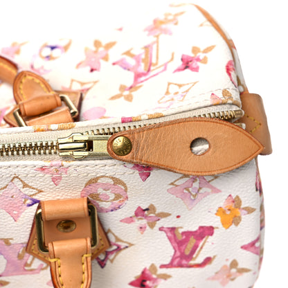Louis Vuitton Watercolor Aquarelle Speedy 30 White 14 of 18