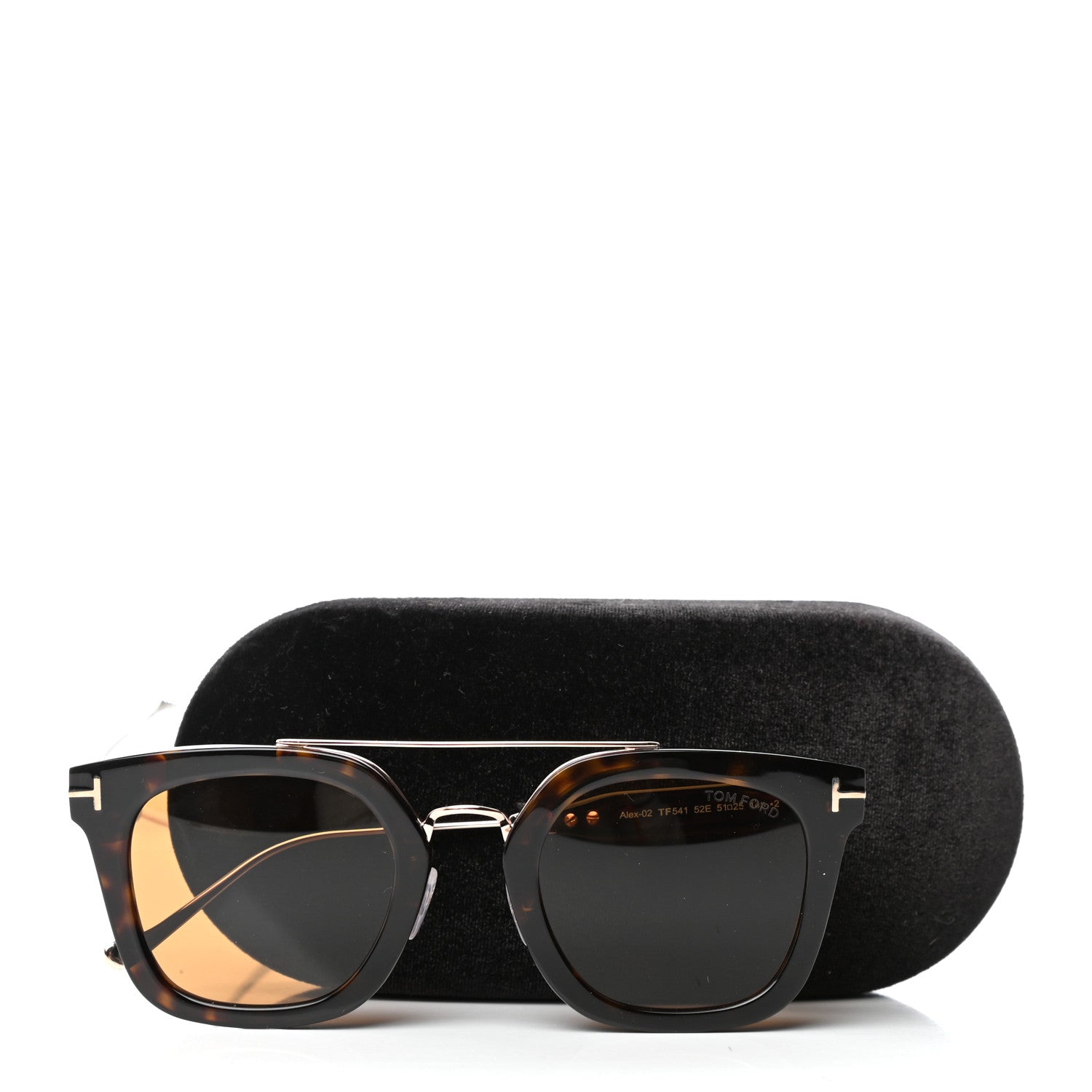 Tom Ford Alex Squared Sunglasses TF541 Tortoise 8 of 8