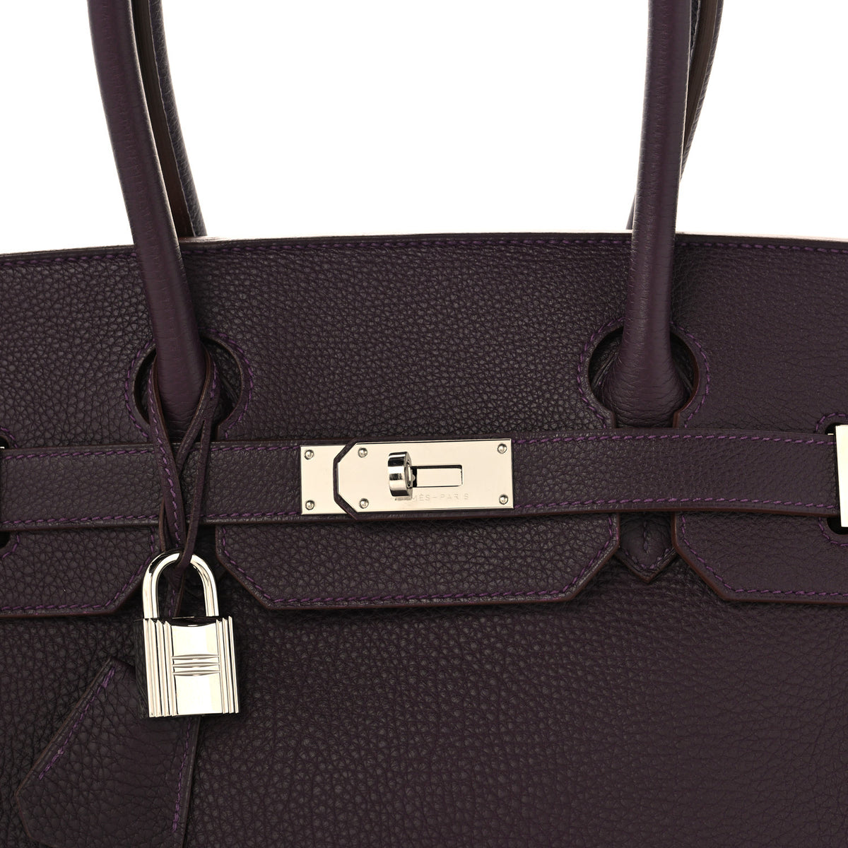 Hermes Togo JPG Shoulder Birkin II 42 Cassis 8 of 13