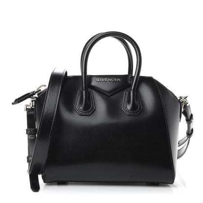 Givenchy Shiny Lord Calfskin Mini Antigona Black 1 of 10