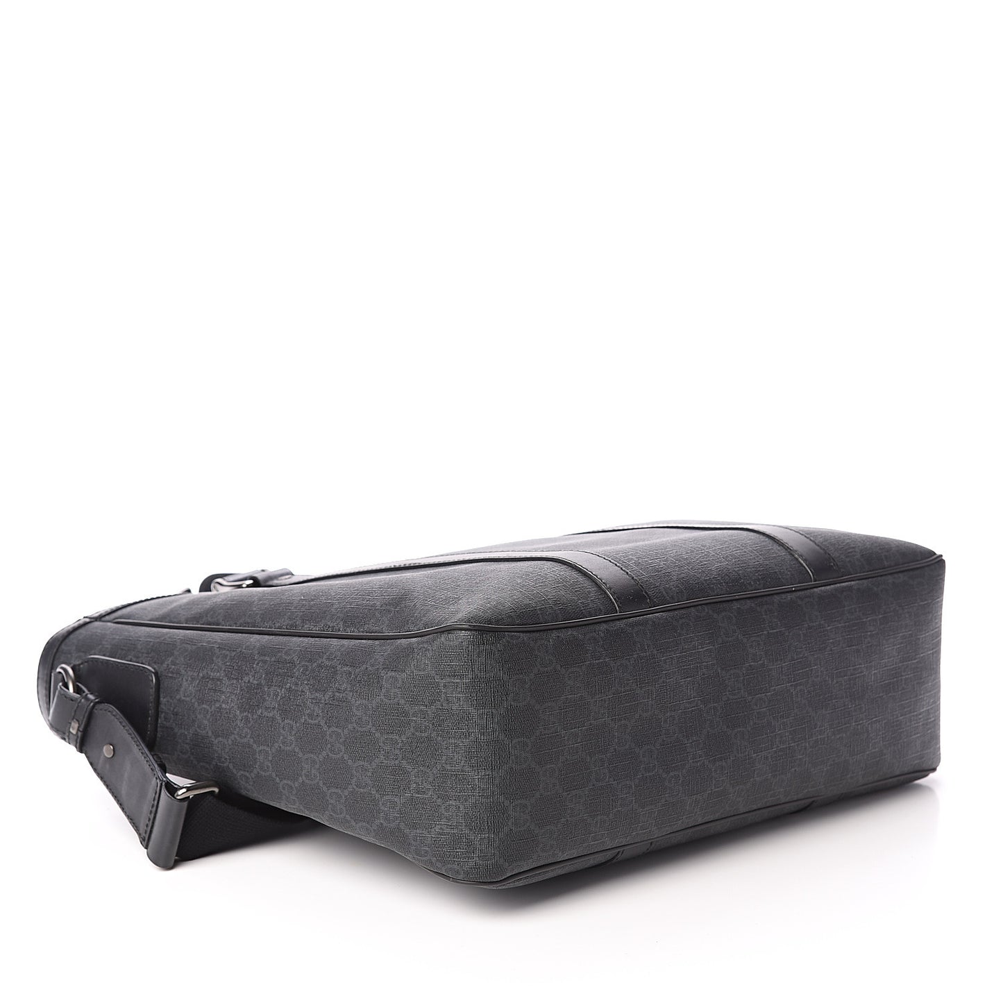 GG Supreme Monogram Tote Black Grey