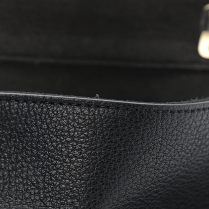 Mulberry Glossy Goatskin Small Lily Flap Black 12 of 17