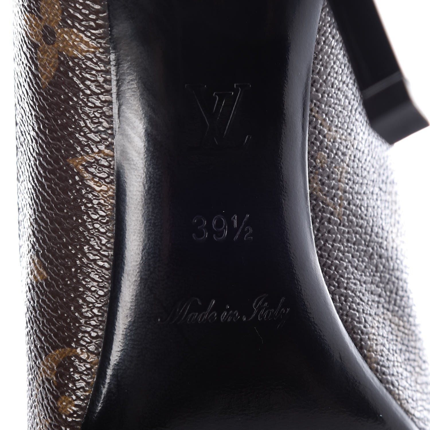 Louis Vuitton Patent Monogram Fetish Pumps 39.5 7 of 9