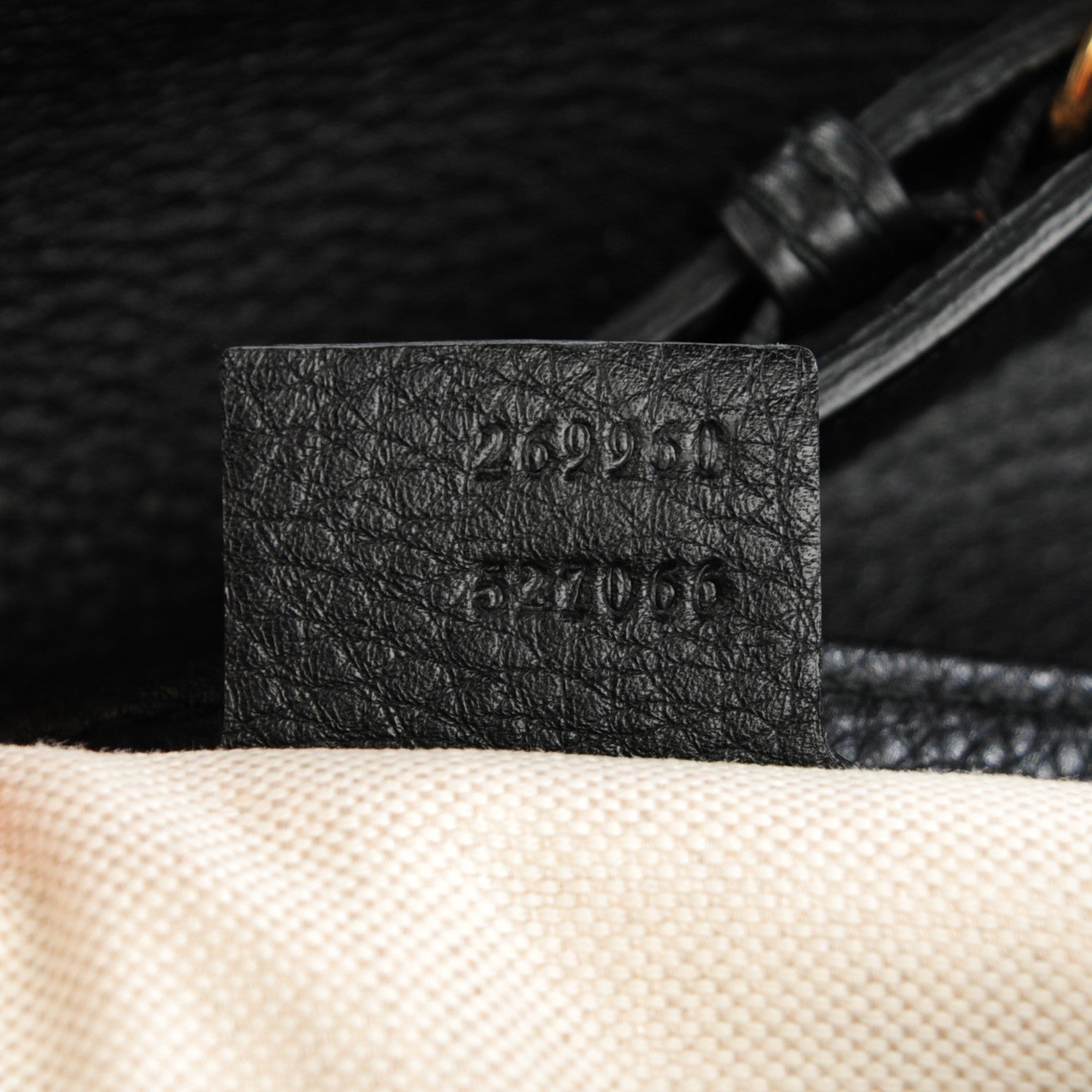 Gucci Calfskin Large Ride Shoulder Bag Black 7 of 7