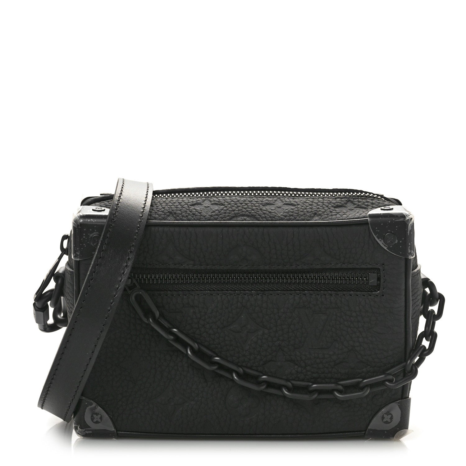 Louis Vuitton Taurillon Monogram Mini Soft Trunk Black 1 of 10