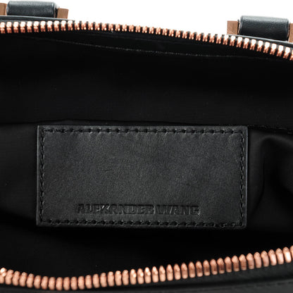 Alexander Wang Pebbled Calfskin Mini Emile Black Rose Gold Hardware 6 of 7