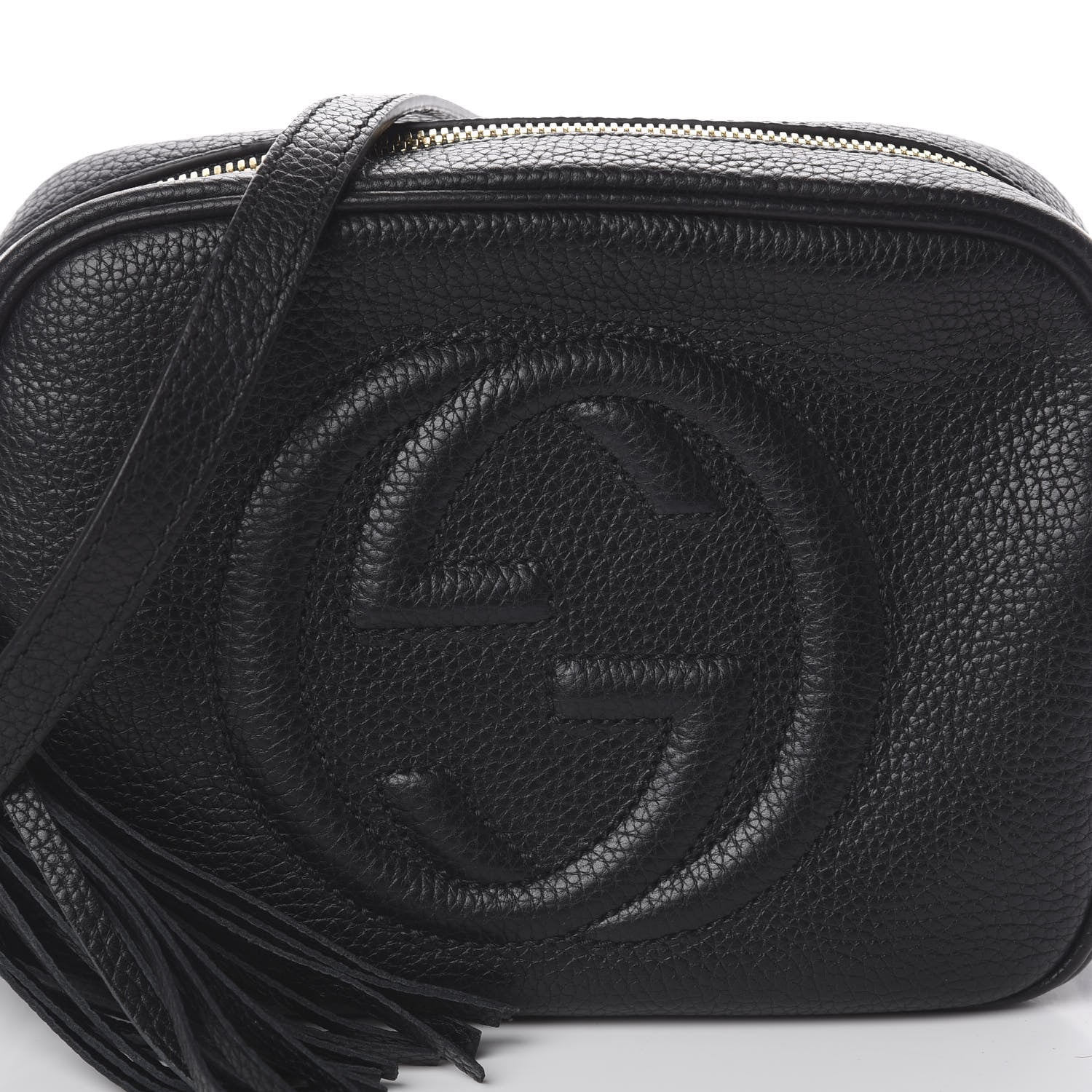 Gucci Pebbled Calfskin Small Soho Disco Bag Black 8 of 8