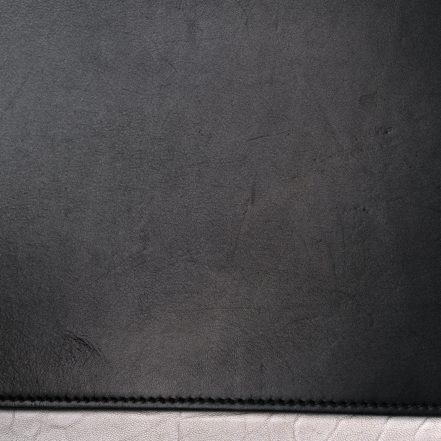 Celine Elephant Calfskin Mini Bi-Color Luggage Black White 16 of 19