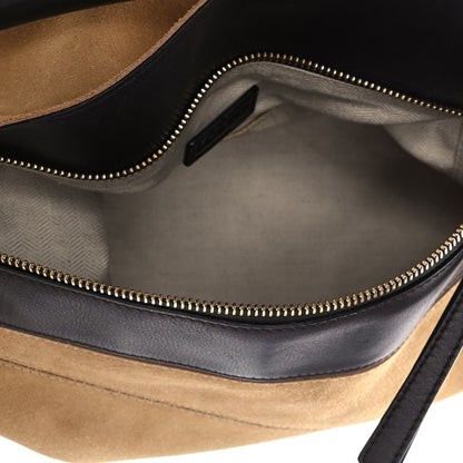 Loewe Suede Medium Puzzle Bag Gold 5 of 10