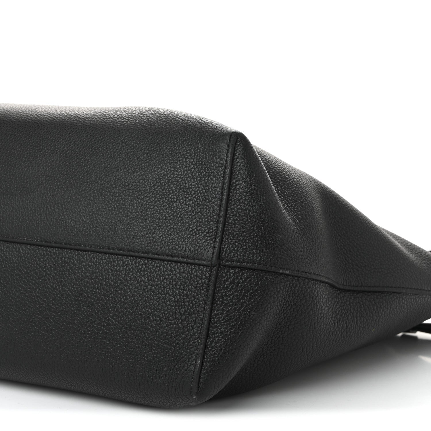 Celine Grained Calfskin Triomphe Medium Cabas Anais Black 9 of 10