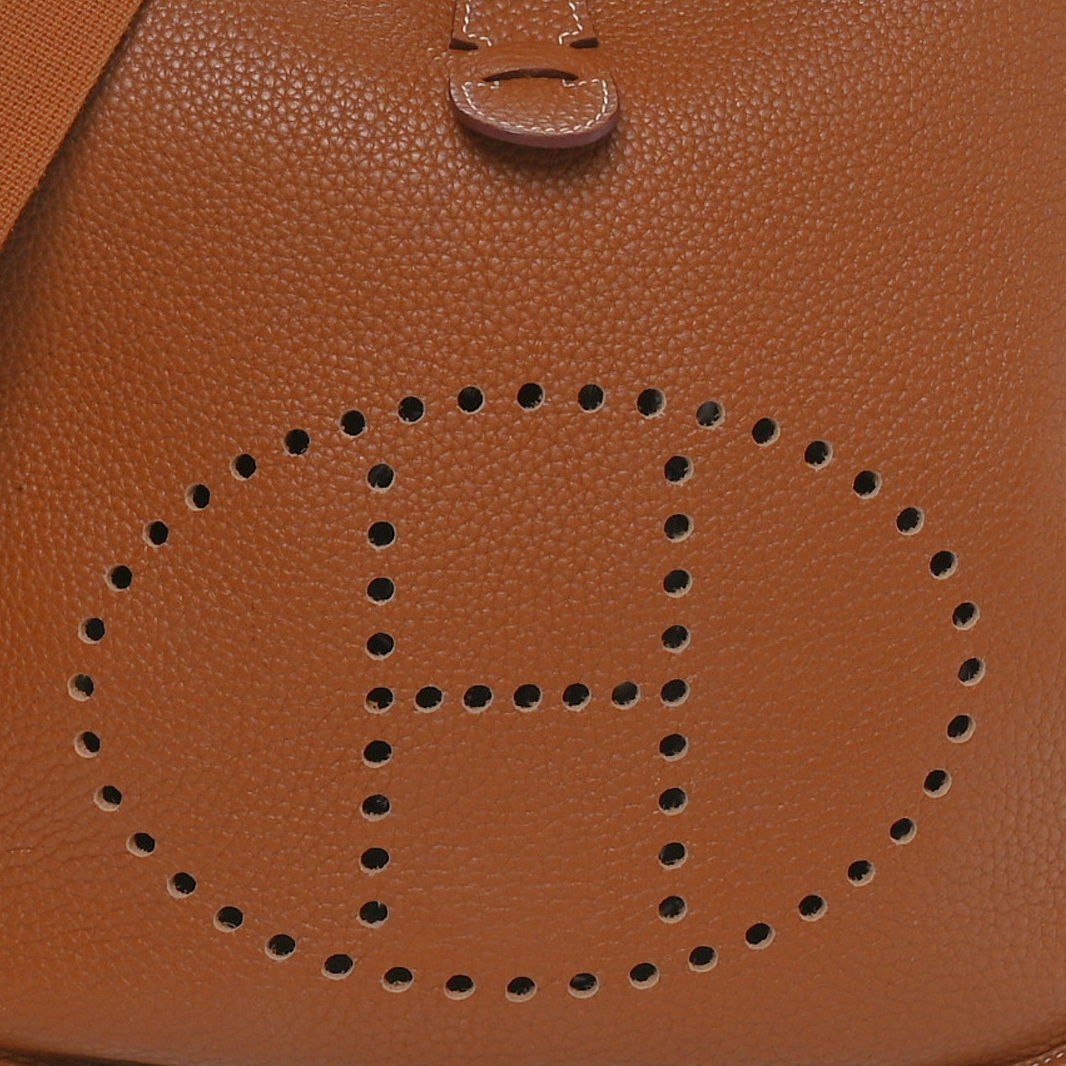 Hermes Taurillon Clemence Evelyne III PM Gold 8 of 10