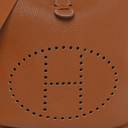 Hermes Taurillon Clemence Evelyne III PM Gold 8 of 10