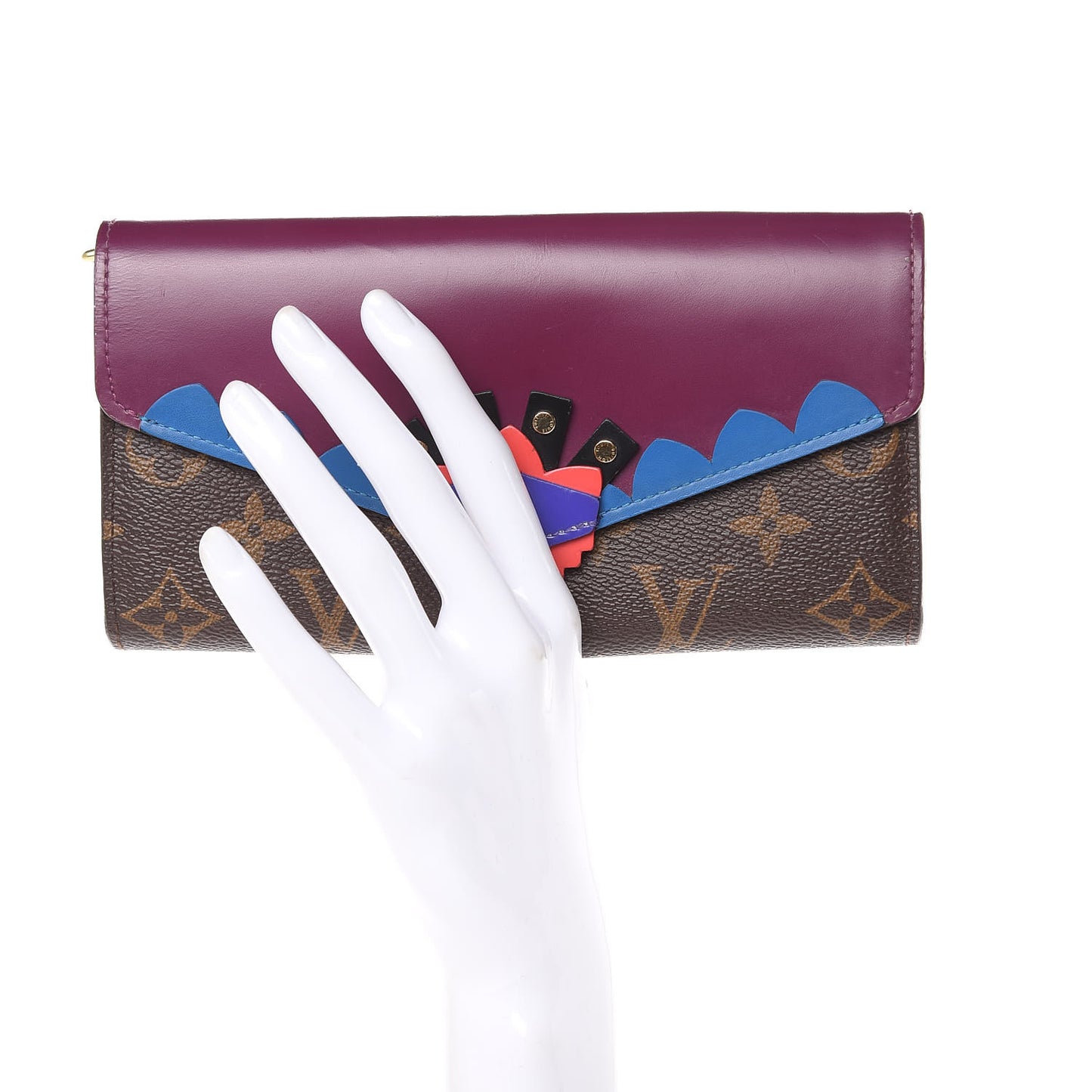 Monogram Totem Sarah Wallet Magenta