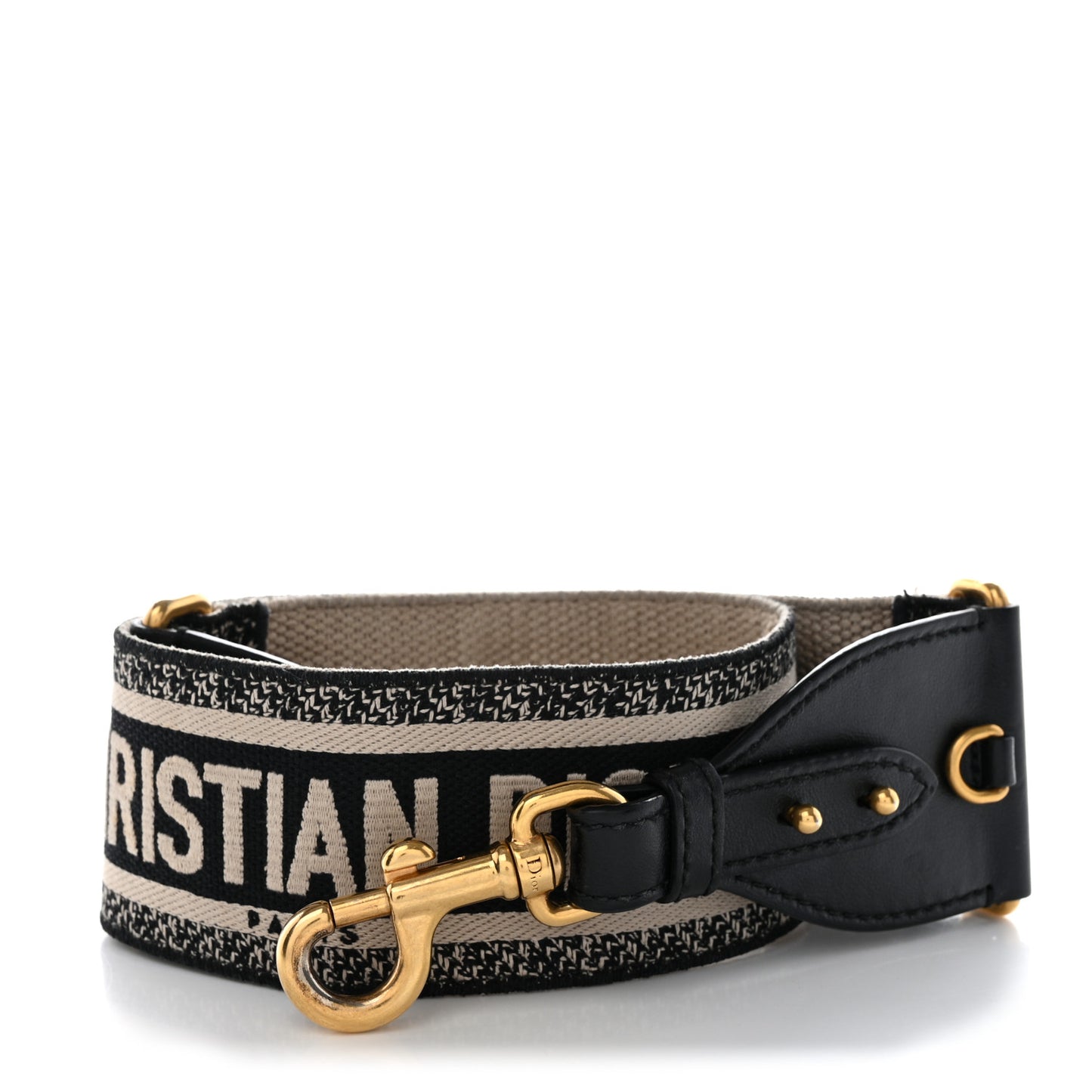 Canvas Embroidered Shoulder Strap Blue