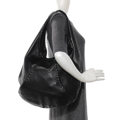 Bottega Veneta Cervo Deerskin Hobo Black 2 of 8