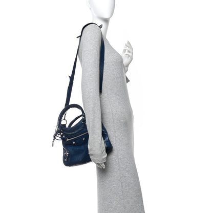 Balenciaga Agneau Giant 12 Silver Hardware Town Bleu Mineral 2 of 11