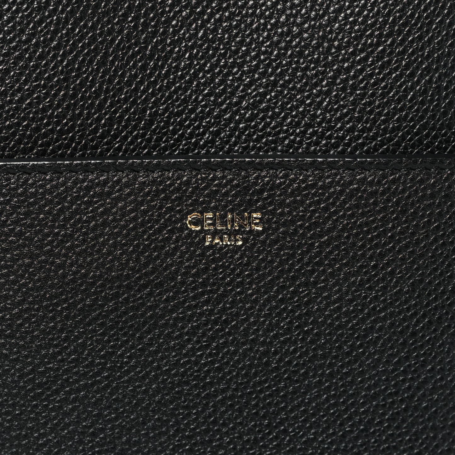 Soft Grained Calfskin Sangle Bucket Bag Black