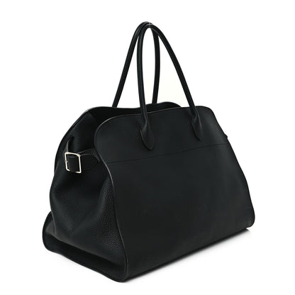 The Row Grained Calfskin Soft Margaux 17 Black 3 of 10