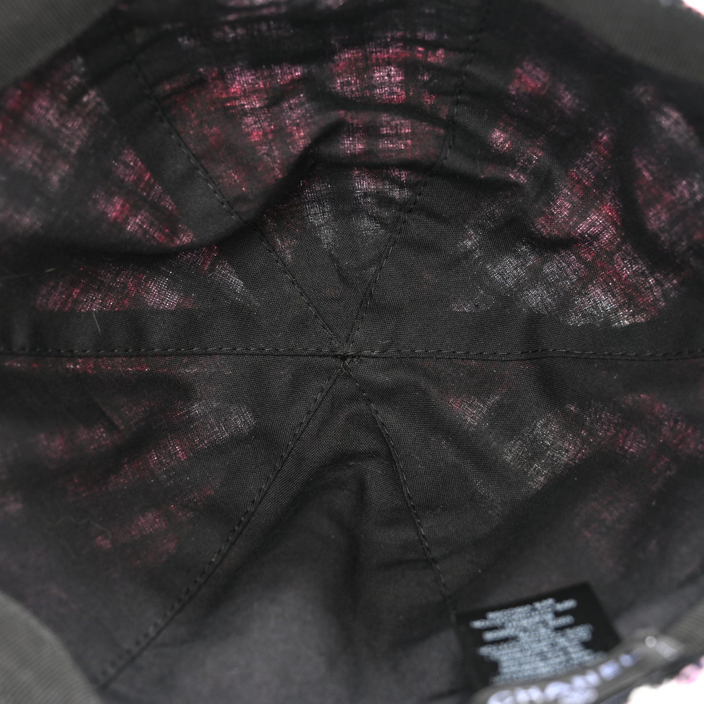 Cotton Wool Tweed CC Cap Hat Pink Navy Blue White