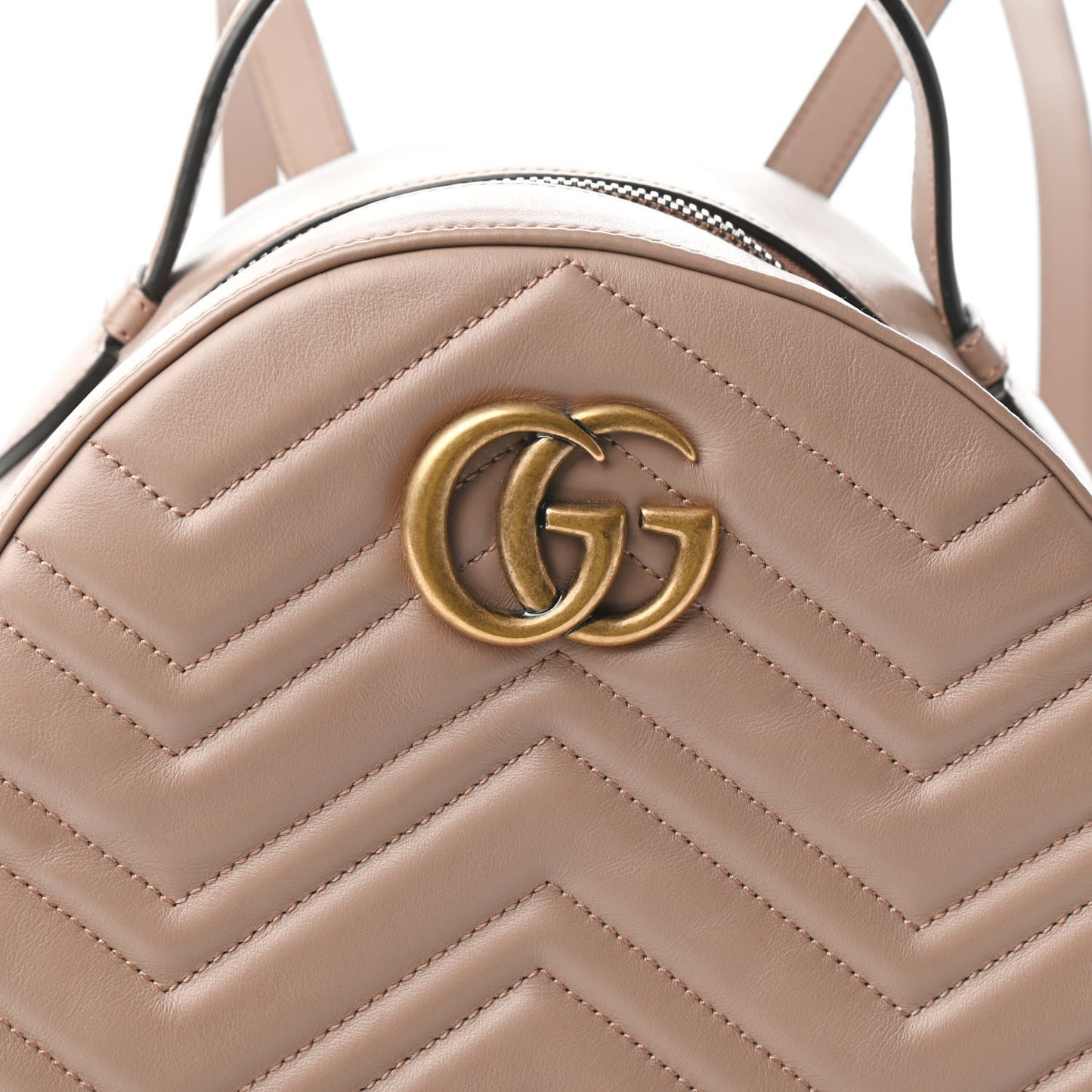 Calfskin Matelasse GG Marmont Backpack Porcelain Rose
