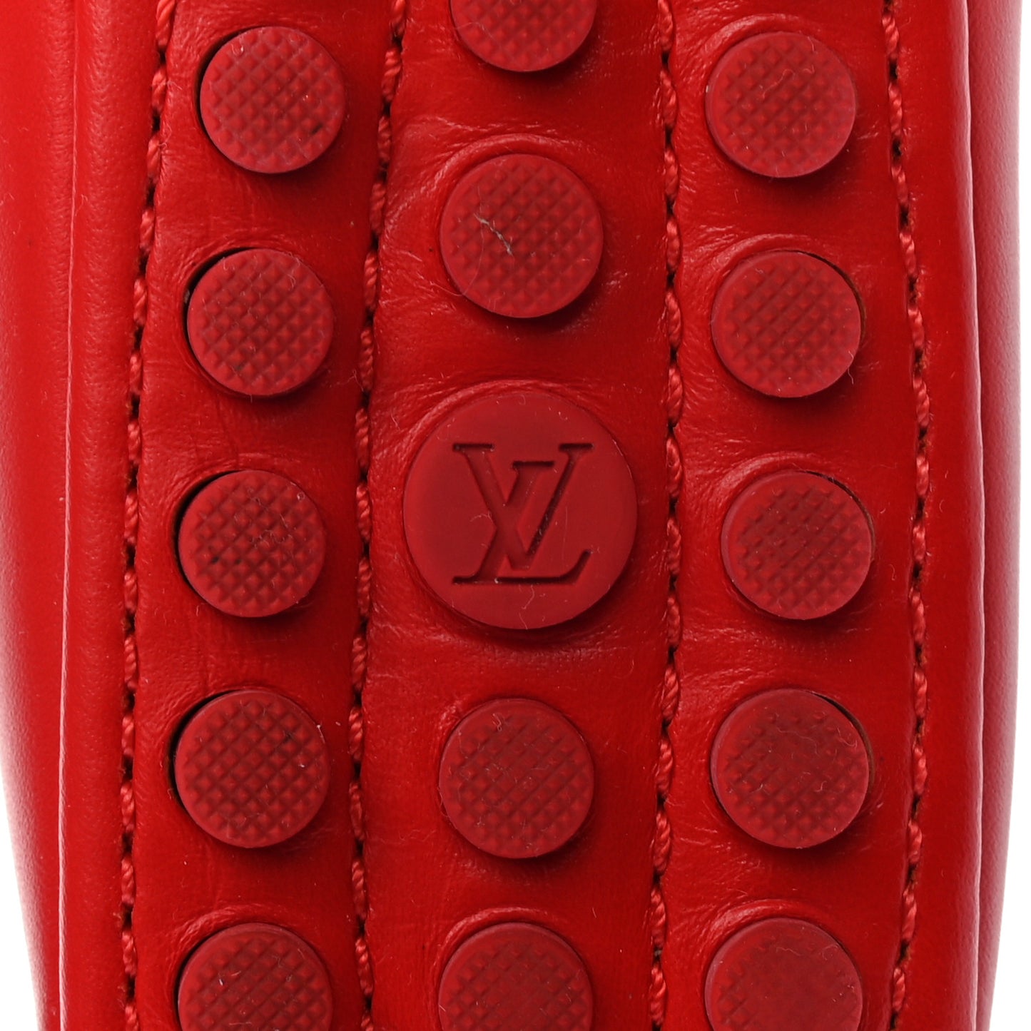 Calfskin Oxford Ballerina Flats 36 Red