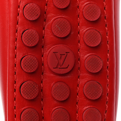Louis Vuitton Calfskin Oxford Ballerina Flats 36 Red 6 of 10