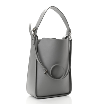 Balenciaga Calfskin Logo Embossed Small Tool 2.0 North-South Tote Balenciaga Grey 4 of 11