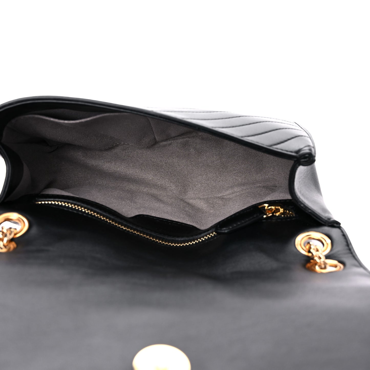 Alter Nappa Star Medium Flap Shoulder Bag Black