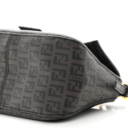 Fendi Zucchino Spalmati Forever Mini Mama Baguette Moro Black 10 of 14
