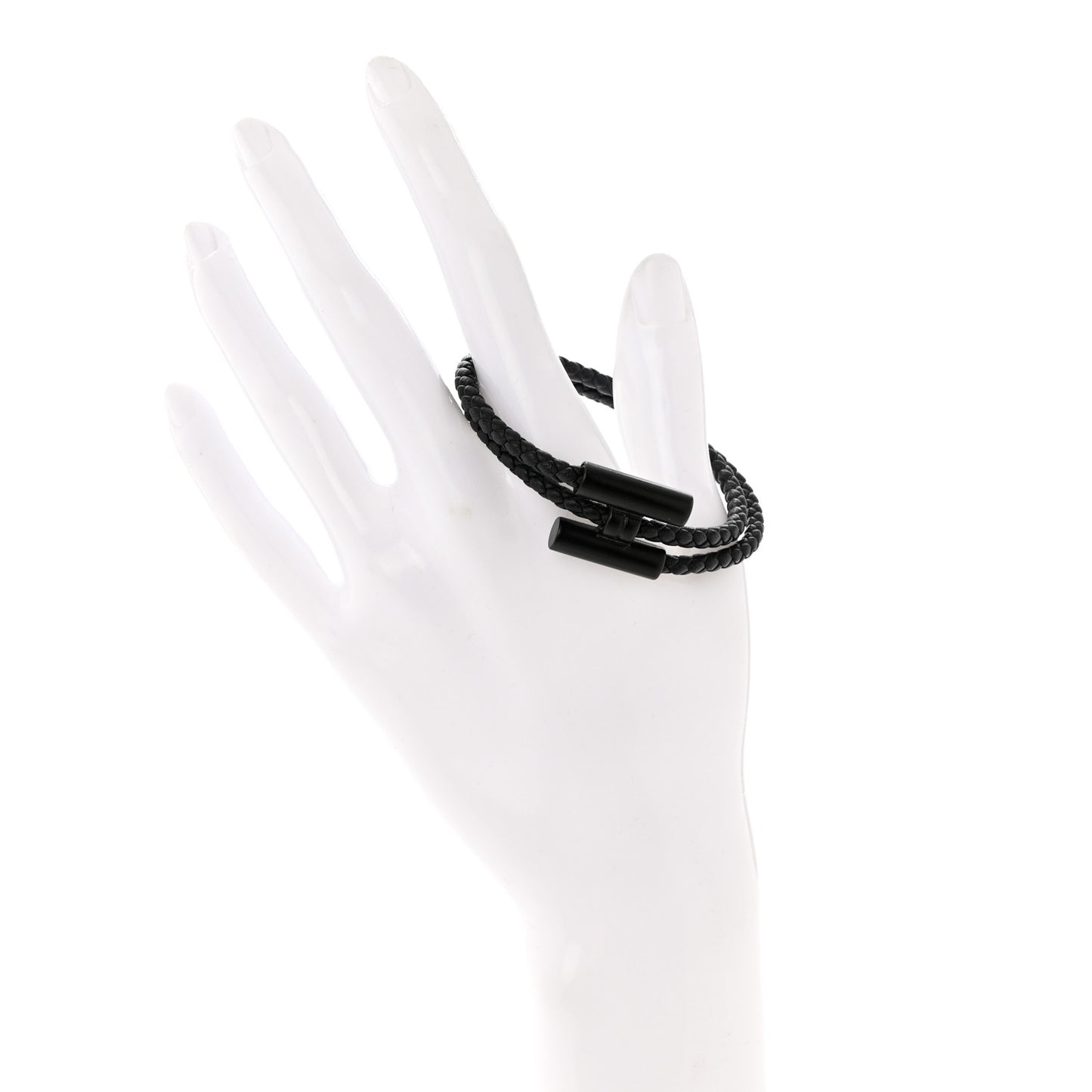 Swift Double Wrap Cord Tournis Tresse Bracelet T3 Black