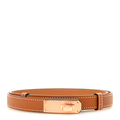 Hermes Epsom Kelly Belt Gold 1 of 4