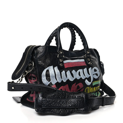 Balenciaga Agneau Arena Car Tag Classic Silver Hardware S City Black TBC 3 of 10