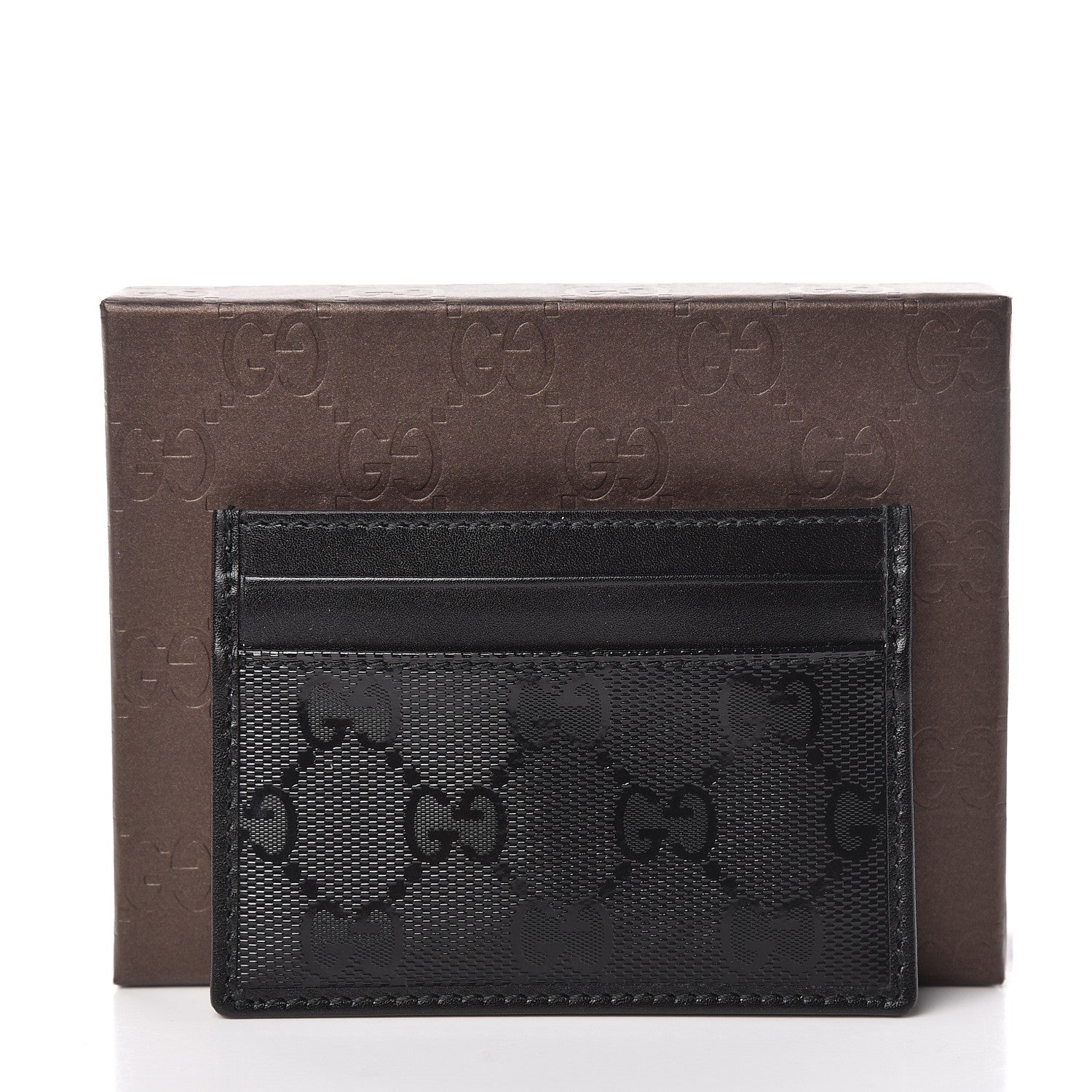 Gucci Imprime Monogram Card Holder Black 7 of 7