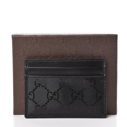 Gucci Imprime Monogram Card Holder Black 7 of 7