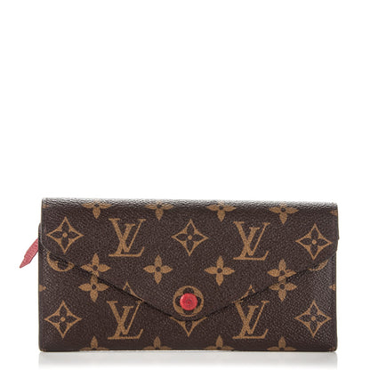 Louis Vuitton Monogram Josephine Wallet Red 1 of 7