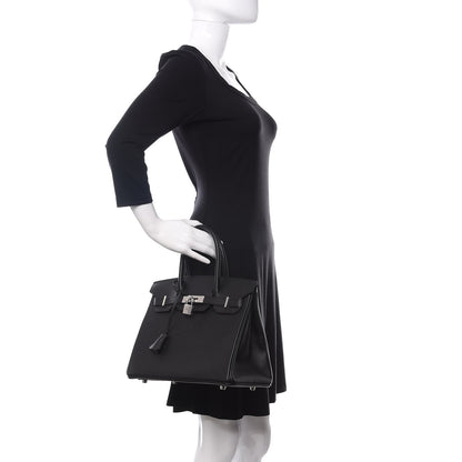 Hermes Epsom Birkin 30 Black 2 of 11