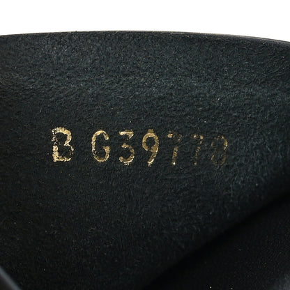 Chanel Lambskin Espadrille Mule Sandals 38 Black 6 of 8