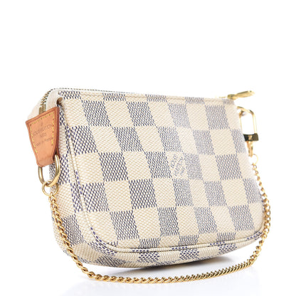 Louis Vuitton Damier Azur Mini Pochette Accessories 3 of 10