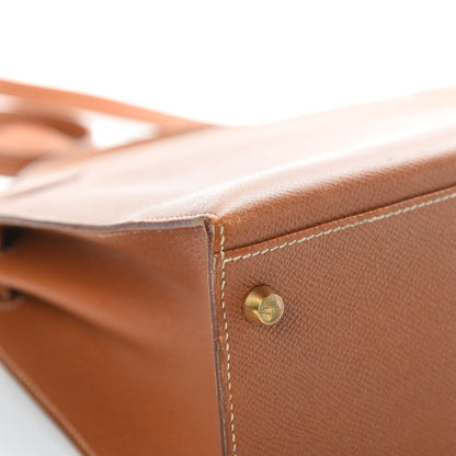 Hermes Courchevel Kelly Sellier 32 Gold 12 of 19