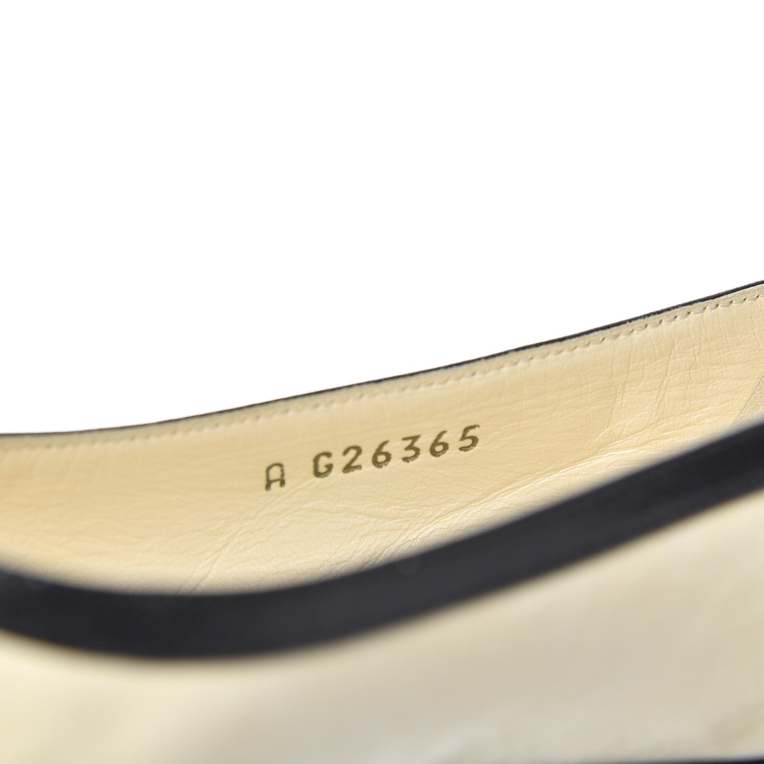 Chanel Goatskin Cap Toe Bow CC Ballerina Flats 36.5 Ivory Black 8 of 24