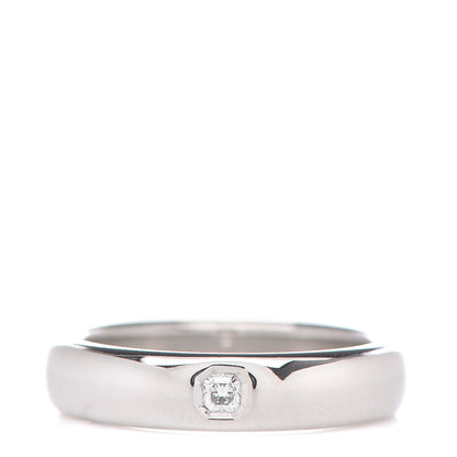 Tiffany Platinum Diamond 4mm Lucida Wedding Band Ring 49 5 1 of 5