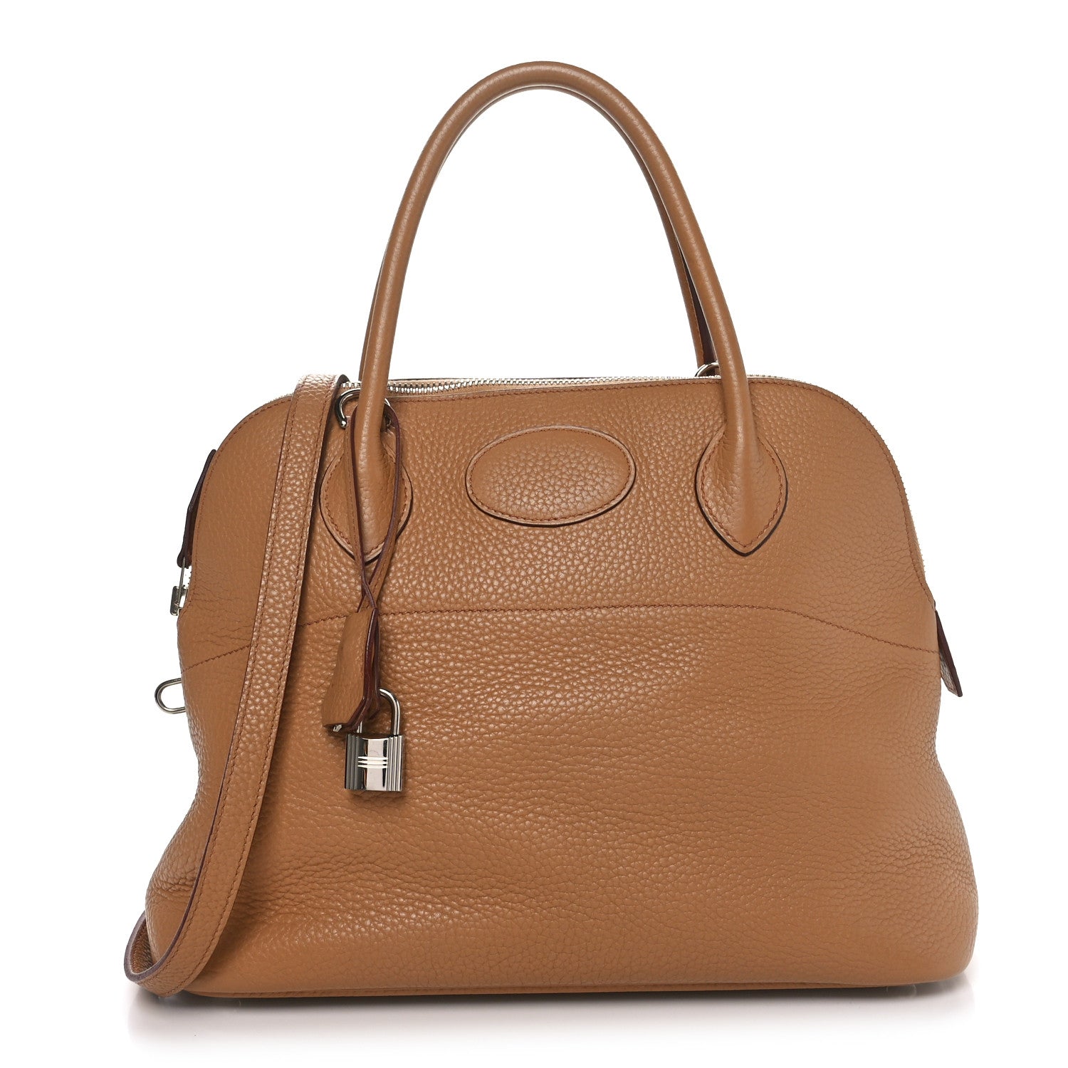 Hermes Taurillon Clemence Bolide 31 Tabac Camel 1 of 9