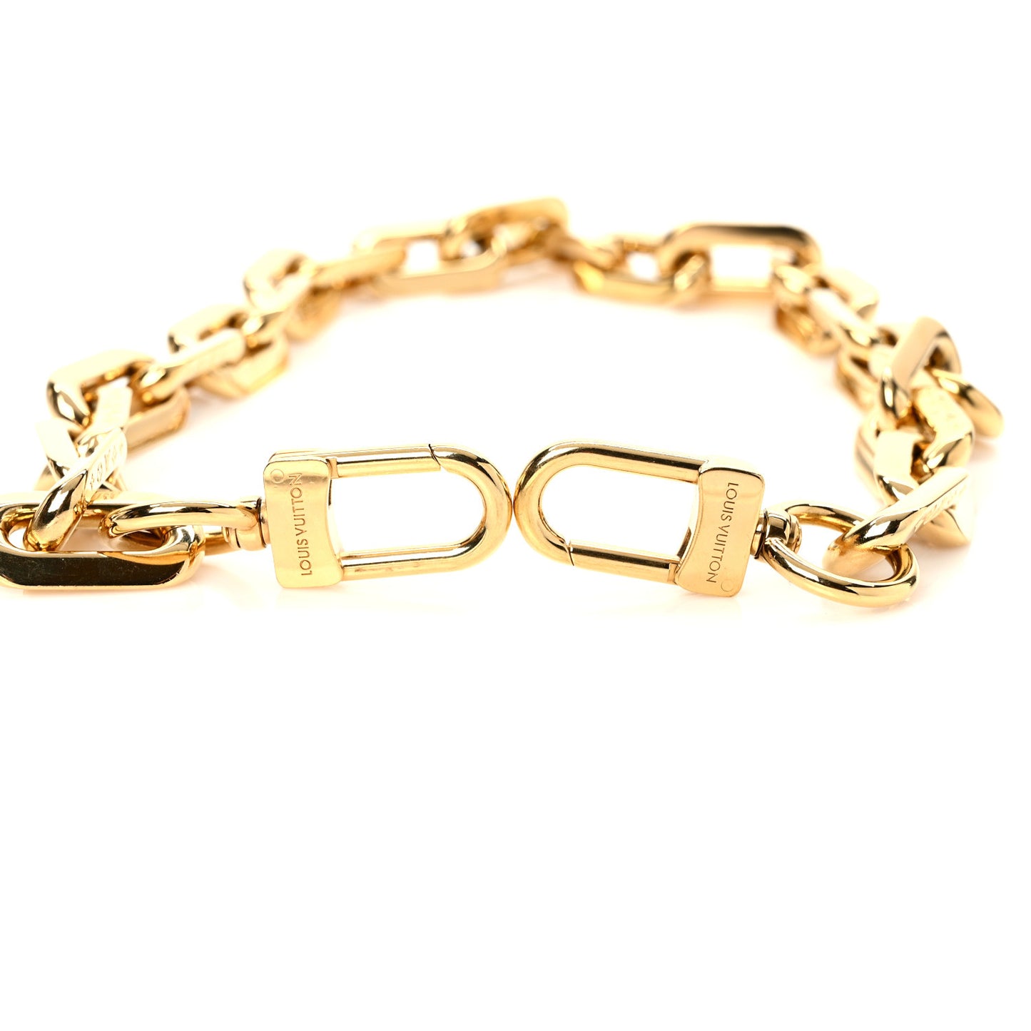 Metal Coussin Chain Strap Gold