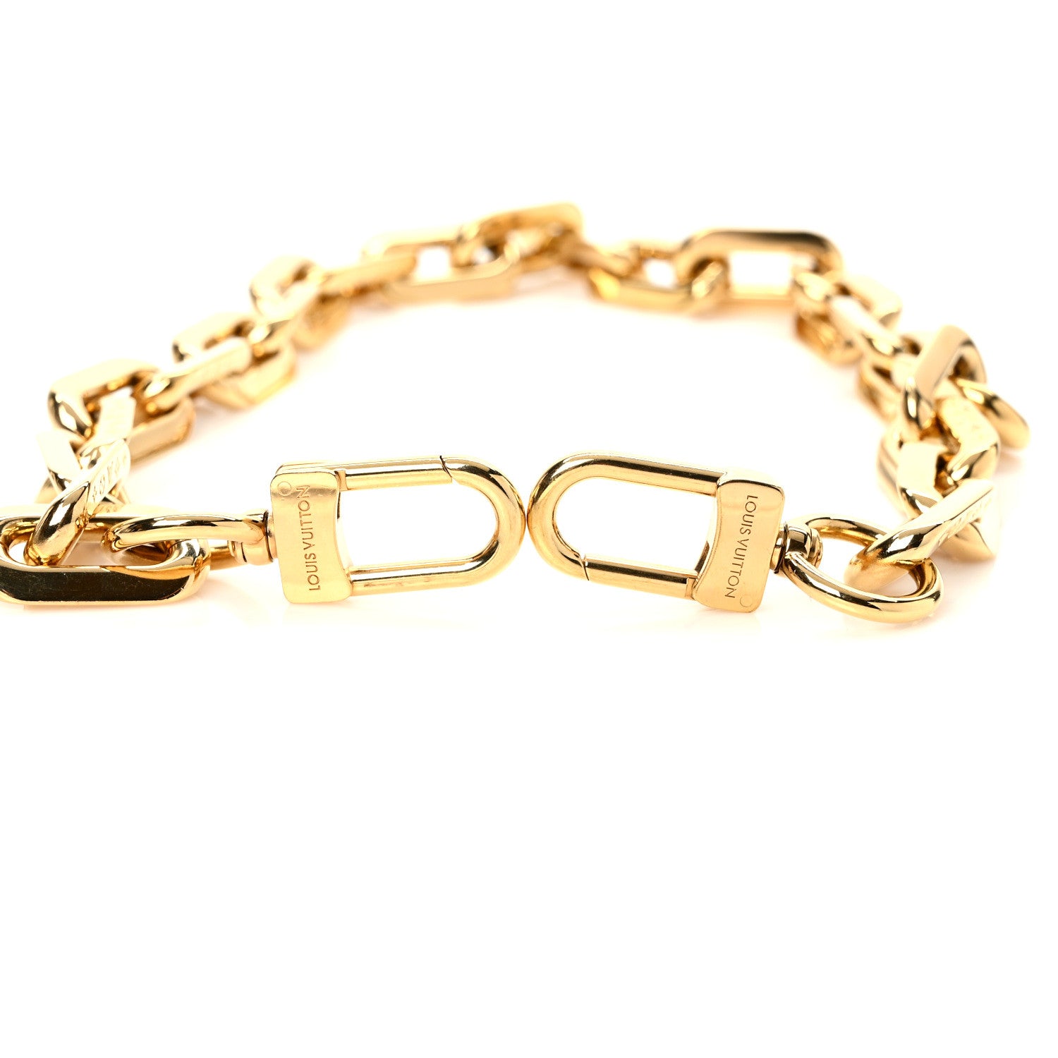 Louis Vuitton Metal Coussin Chain Strap Gold 3 of 5