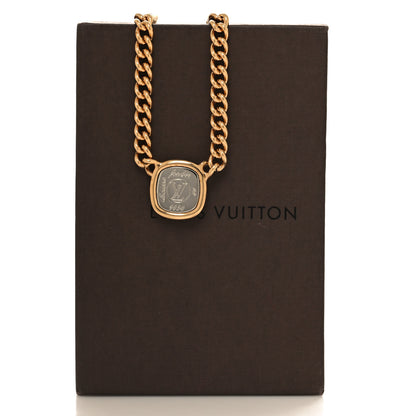 Louis Vuitton LV ID Chain Necklace Gold 6 of 6