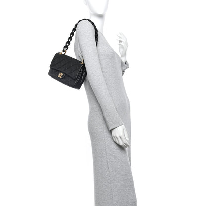 Chanel Caviar Quilted Small Funky Match Flap Black 2 of 10